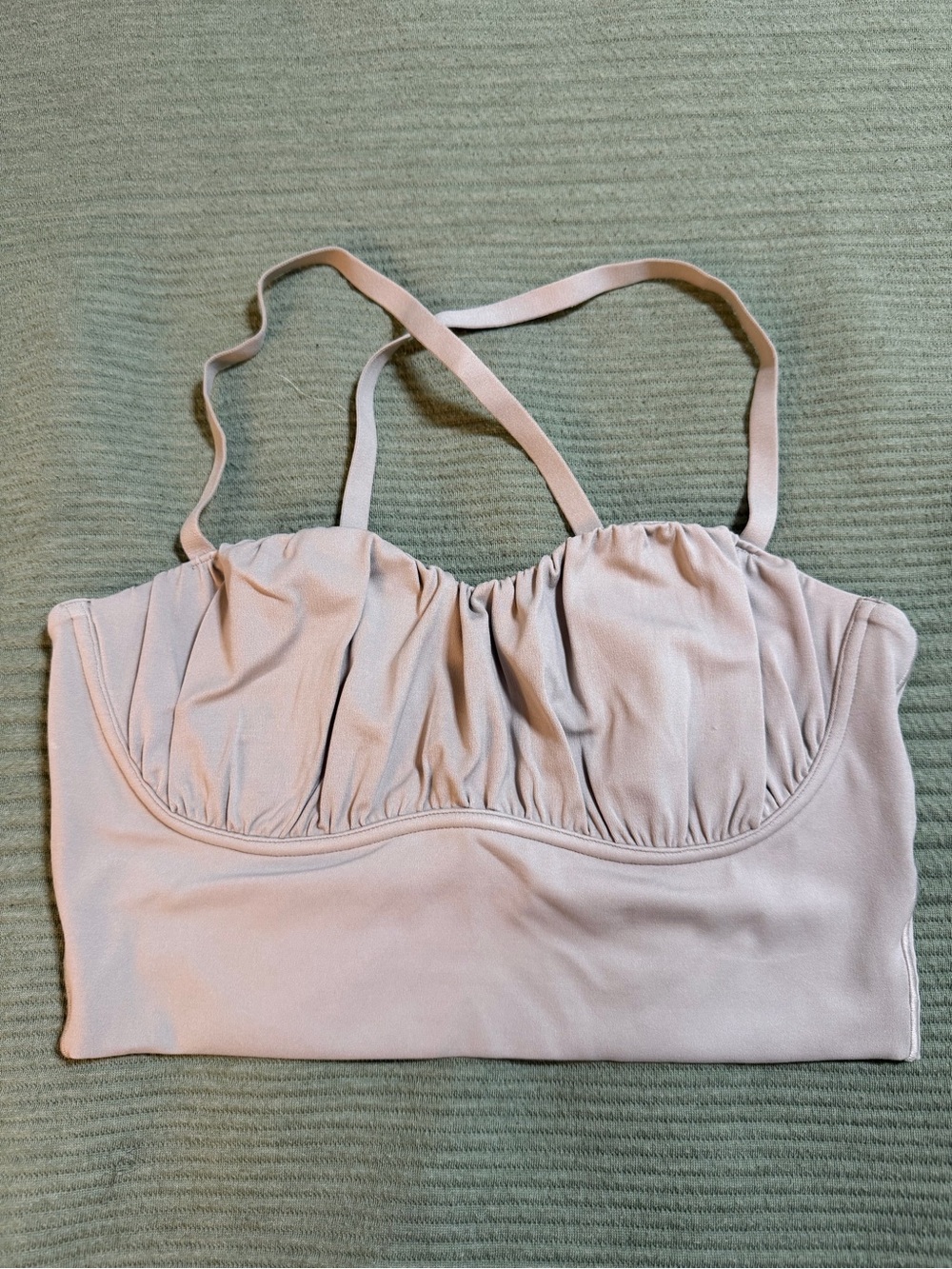 aerie Offline Taupe Minimal Sports Bra
